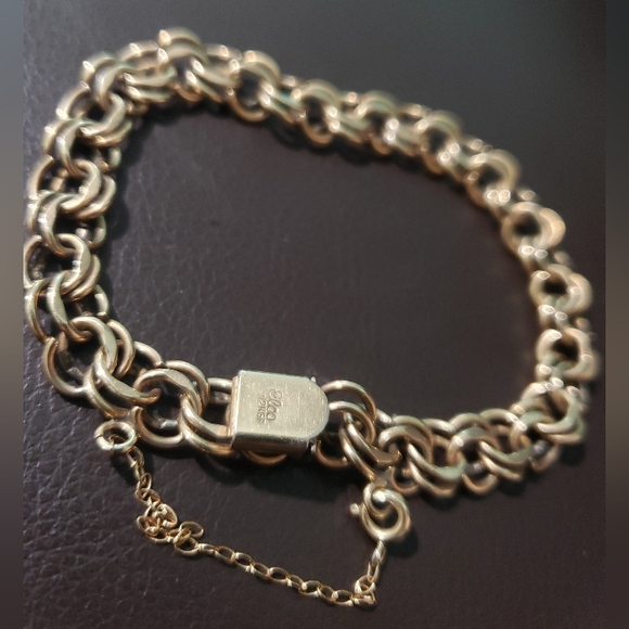 Vintage Designer Elco 1/20 12K Gold Filled Chain Bracelet